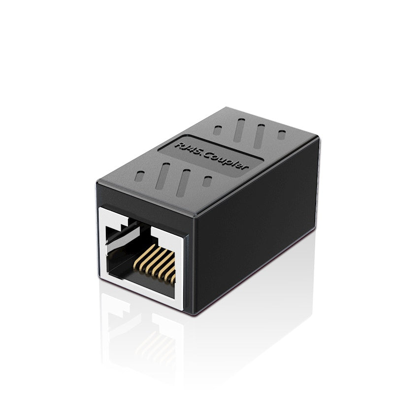 Câble réseau vers l'adaptateur d'extension de connecteur RJ45 Network Gigabit Dual-pass Cryst