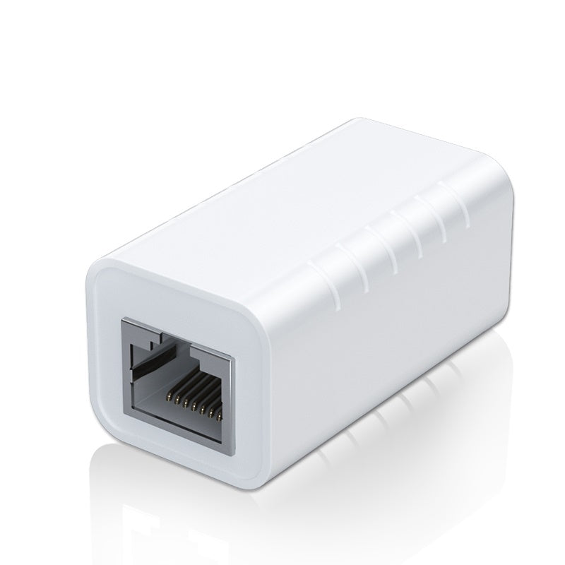 Câble réseau vers l'adaptateur d'extension de connecteur RJ45 Network Gigabit Dual-pass Cryst