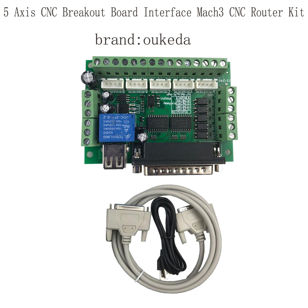 Boîte de routeur CNC Mach3 à interface CNC 5 axes