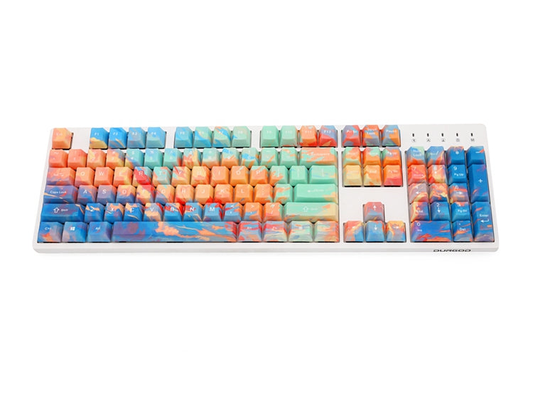 Sublimation 5 Sided Sunset Keycap OEM Keycap Mechanical Keyboard Customization