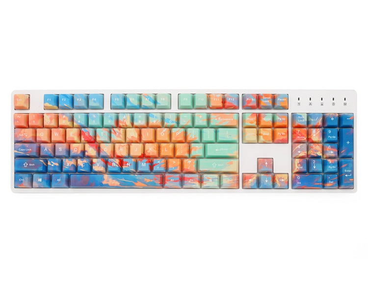 Sublimation 5 Sided Sunset Keycap OEM Keycap Mechanical Keyboard Customization