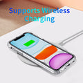 Étui de téléphone portable transparent en acrylique à quatre bobines