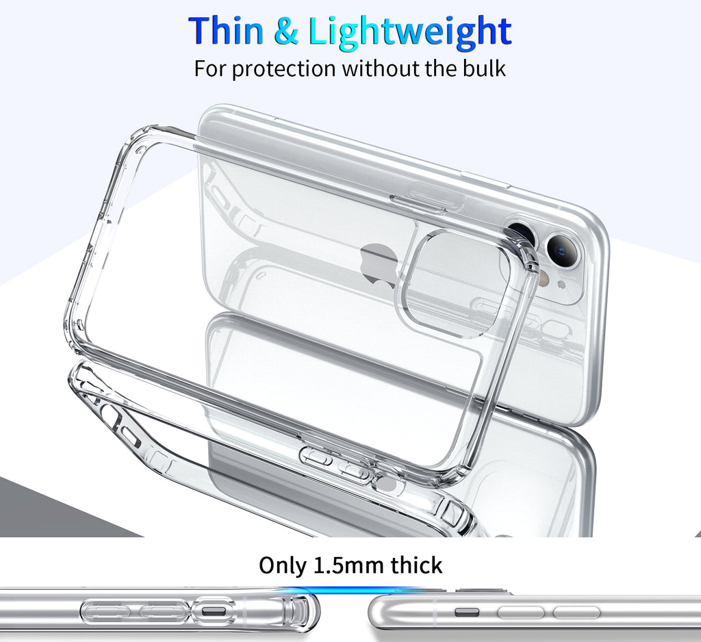Étui de téléphone portable transparent en acrylique à quatre bobines