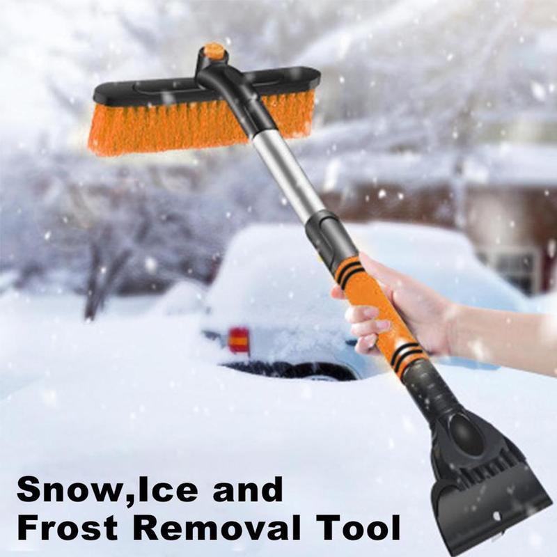 Brosse de nettoyage de voiture Grattoir de glace Détachable Snow Shovel Brosse Poussière Supprimer Brosse Auto Windshi
