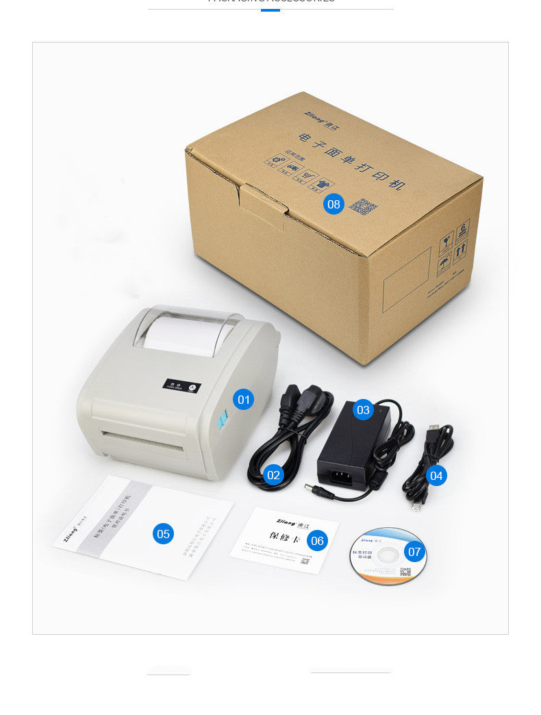 4x6 Direct Thermique étiquettes imprimante emballage autocollant imprimante