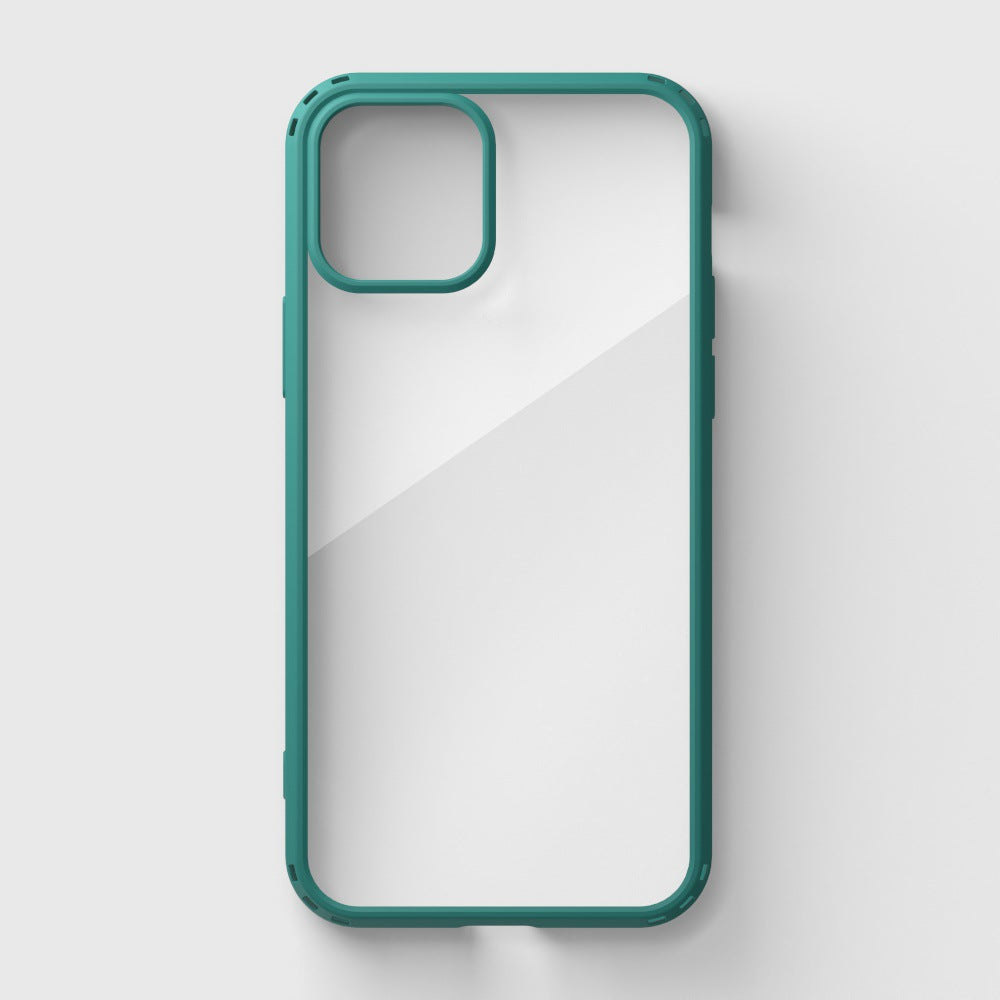 Manche de protection Tpu transparente en cristal à trous fins