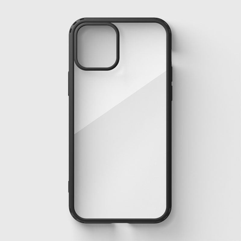 Manche de protection Tpu transparente en cristal à trous fins