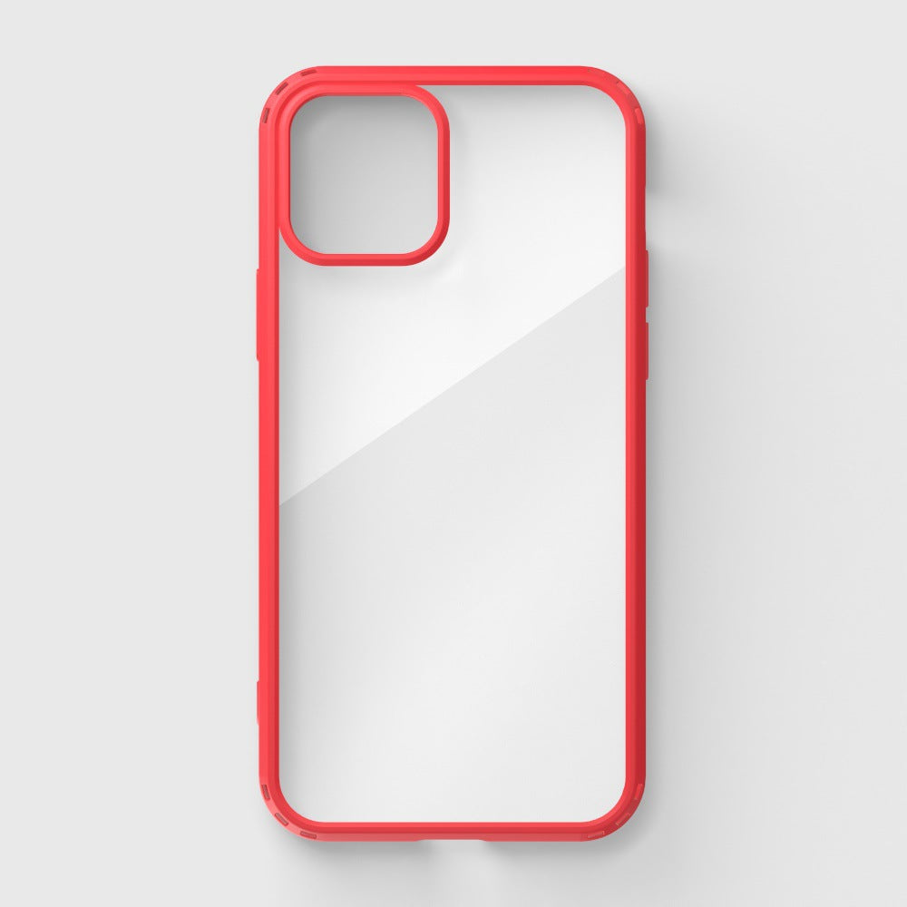Manche de protection Tpu transparente en cristal à trous fins