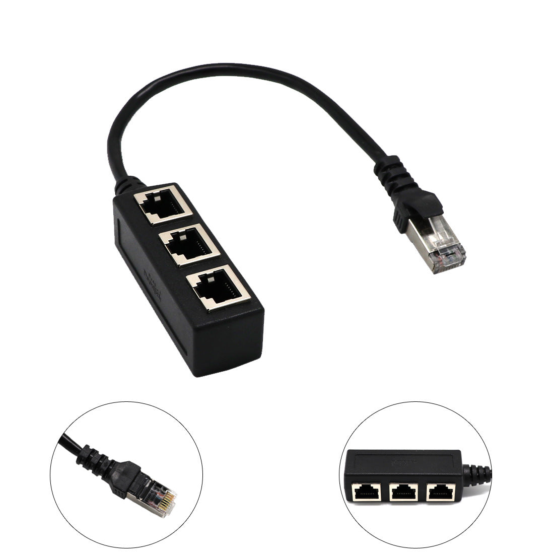 Réseau câble adaptateur câble ligne de connexion One Homme 3 bus CATE 6 ligne