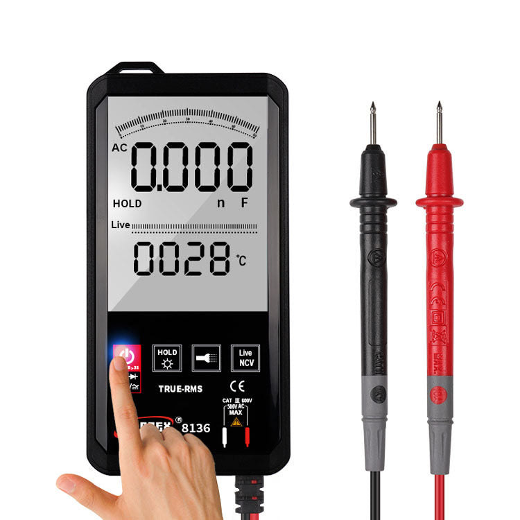 Hanyan 8136 Multimètre numérique intelligent à grande échelle
