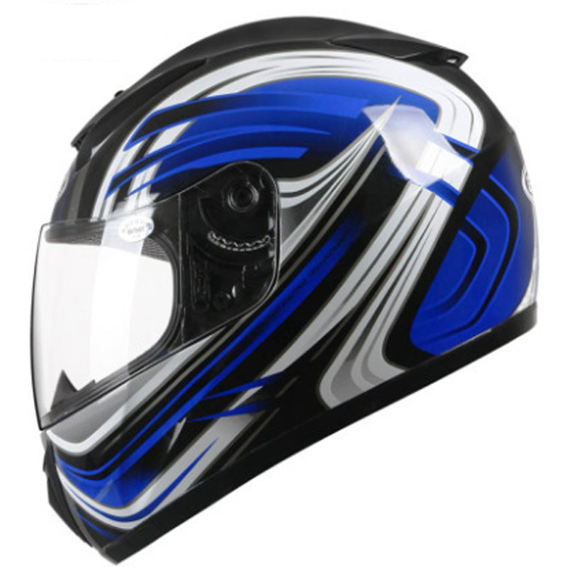Casque de moto électrique Homme Casque plein visage