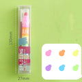 Stylo de marqueur couleur 6 couleurs pour surlignement de surlignement