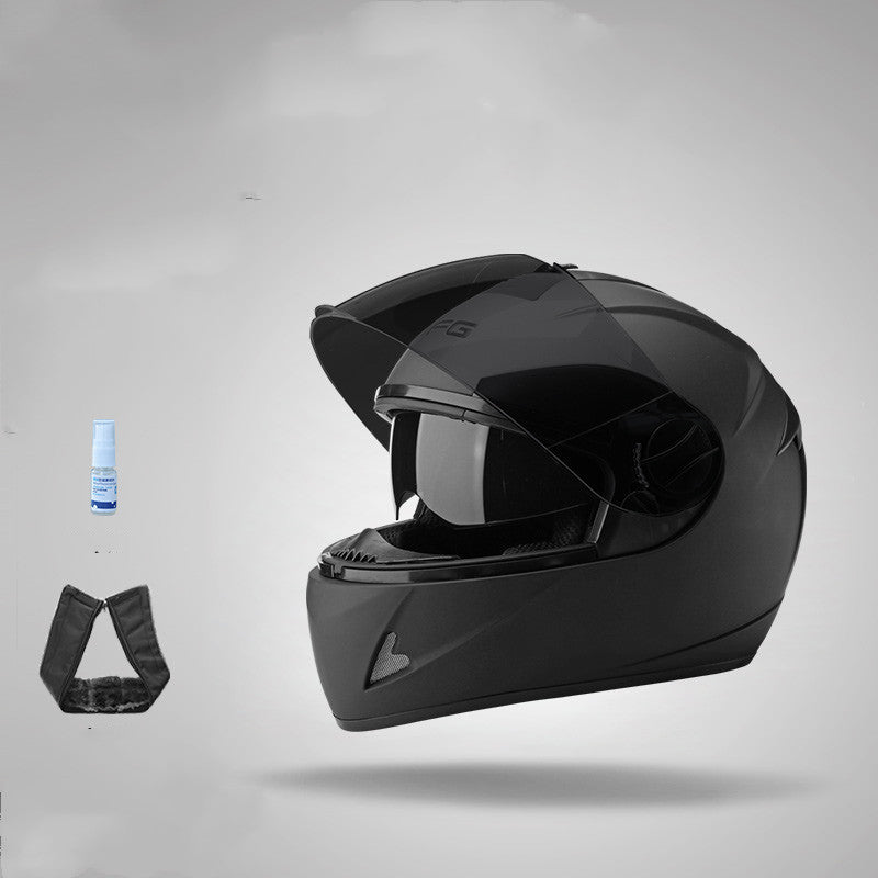 Batterie électrique Moto Casque Anti-Fog Casque plein visage