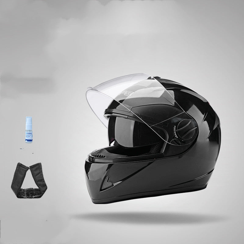 Batterie électrique Moto Casque Anti-Fog Casque plein visage