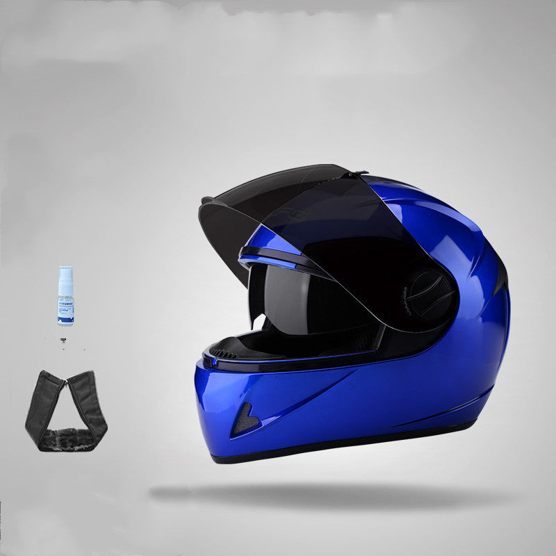 Batterie électrique Moto Casque Anti-Fog Casque plein visage