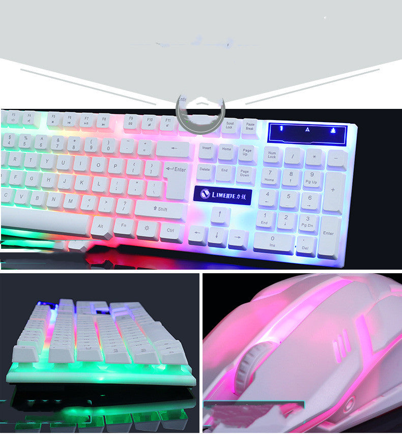 Limei GTX300 Keyboard and Mouse Set USB Keyboard USB Mouse Internet Cafe Gaming Kit