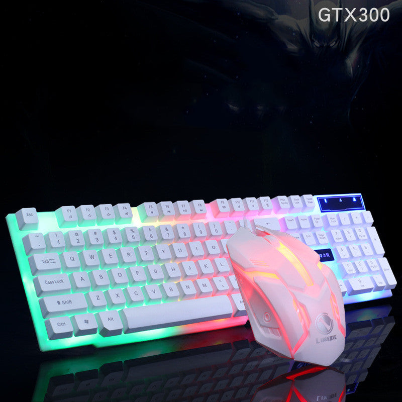 Limei GTX300 Keyboard and Mouse Set USB Keyboard USB Mouse Internet Cafe Gaming Kit