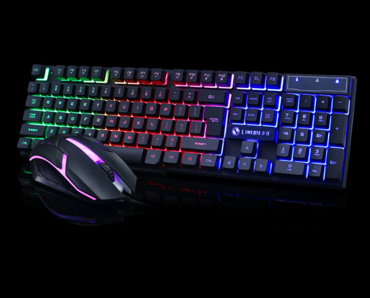 Limei GTX300 Keyboard and Mouse Set USB Keyboard USB Mouse Internet Cafe Gaming Kit