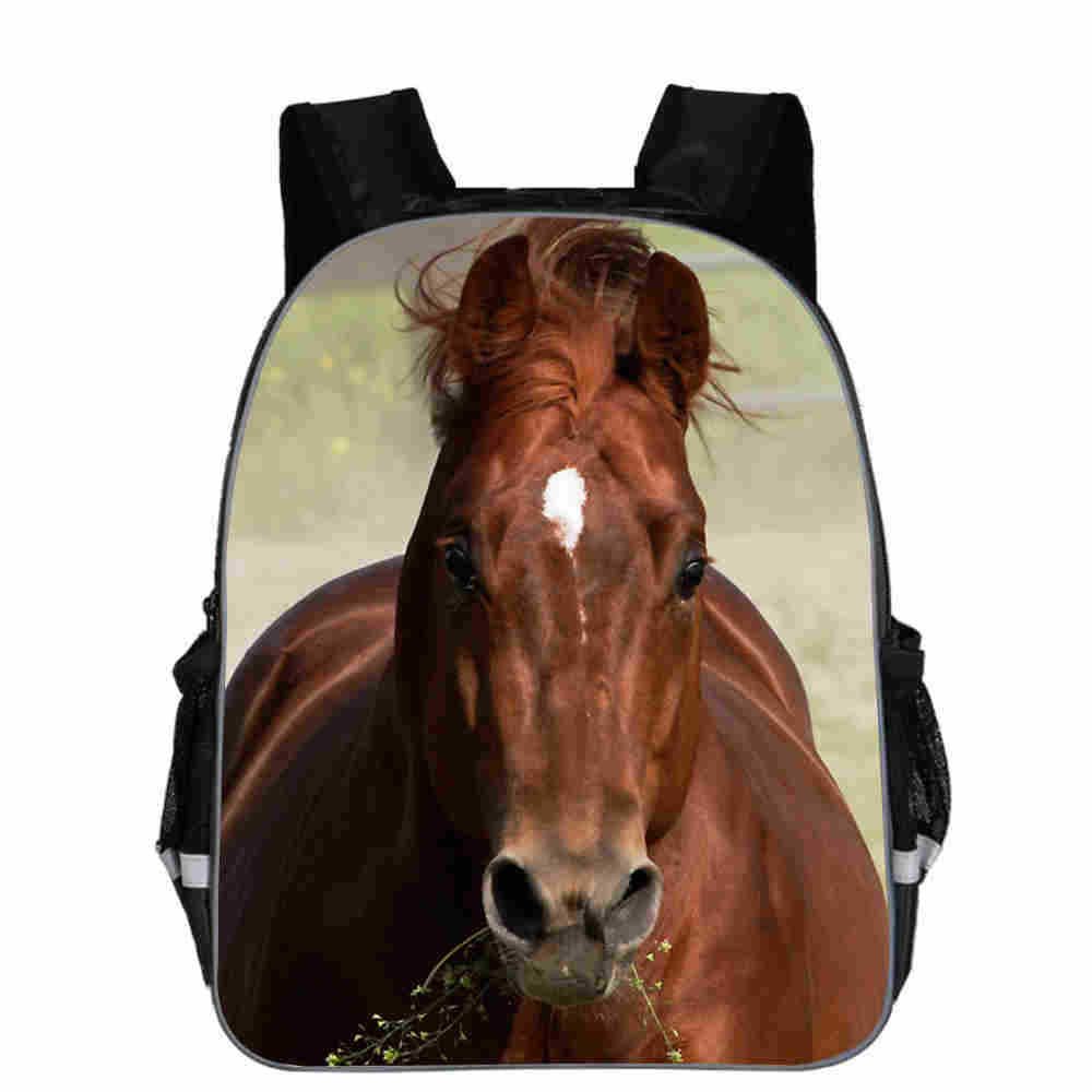 Horse Schoolbag Animal Head High School Junior High School Primary School Toddler Carto