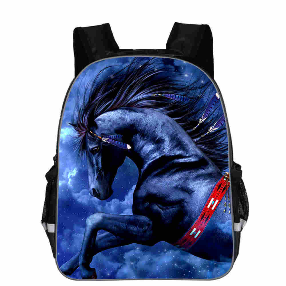 Horse Schoolbag Animal Head High School Junior High School Primary School Toddler Carto