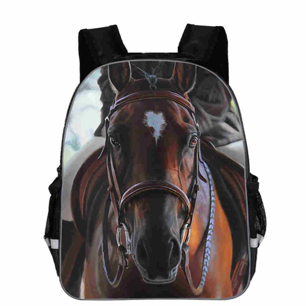 Horse Schoolbag Animal Head High School Junior High School Primary School Toddler Carto