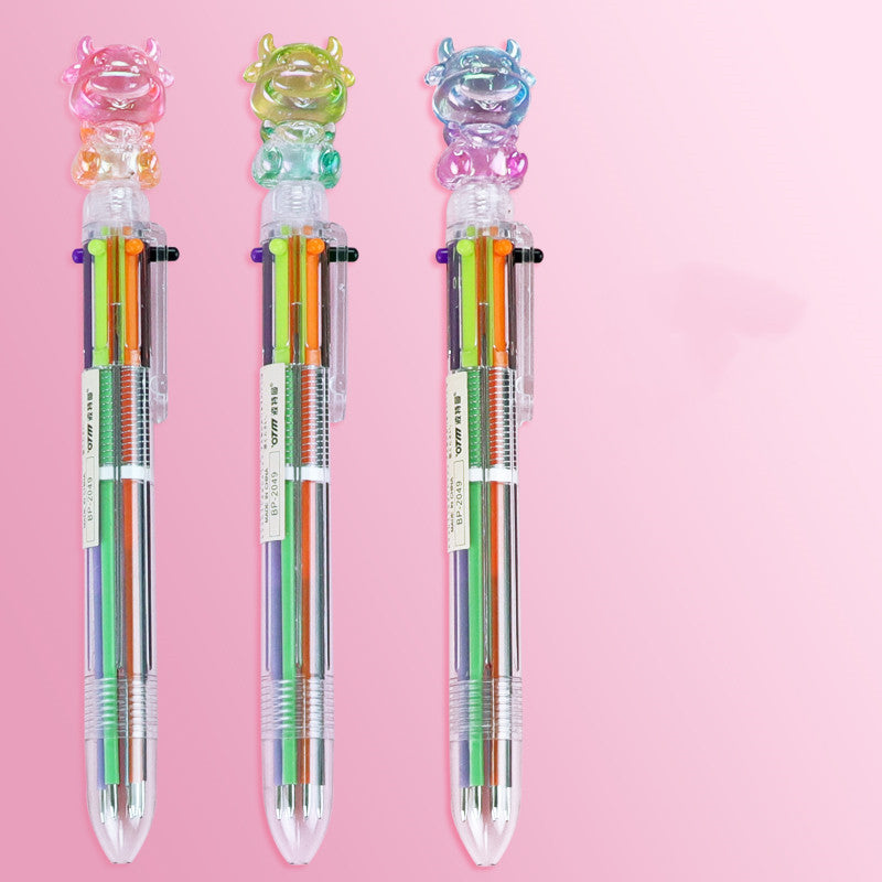 Pressez un stylo à bille 10 couleurs