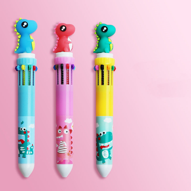 Pressez un stylo à bille 10 couleurs