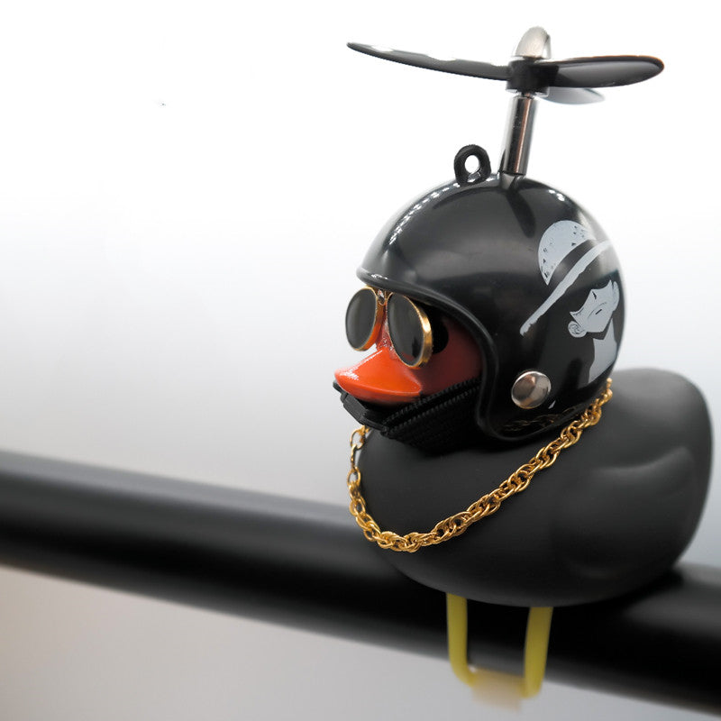 Petit véhicule électrique de canard jaune autopropulsé