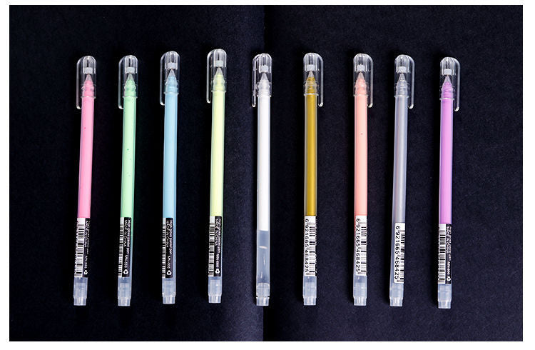 Highlighter stylo ensemble flashing stylo mignon coréen style surligné stylo couleur Gel