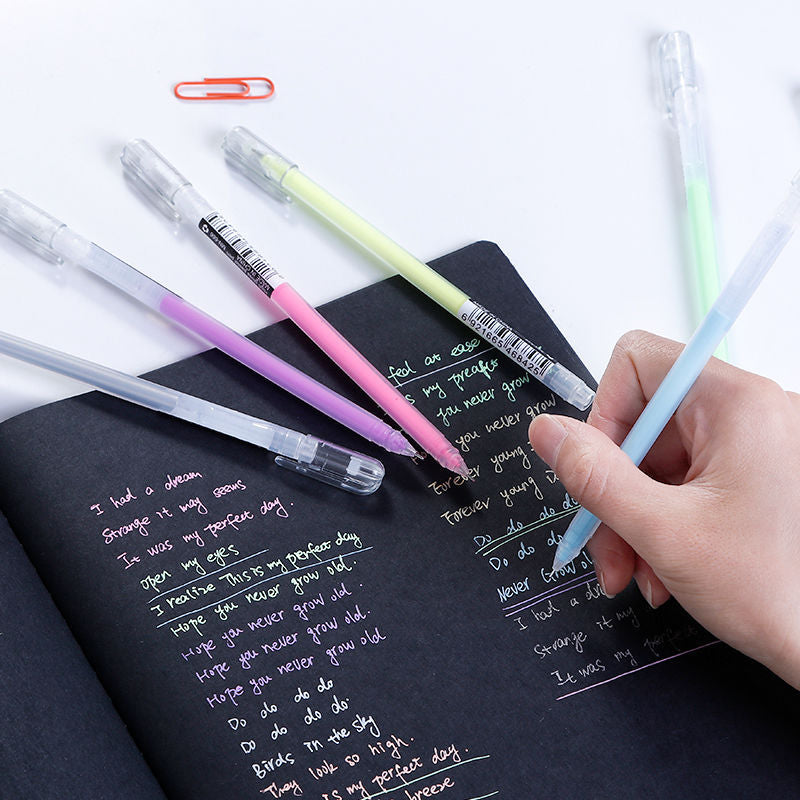 Highlighter stylo ensemble flashing stylo mignon coréen style surligné stylo couleur Gel