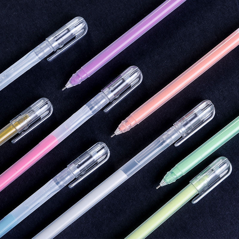Highlighter stylo ensemble flashing stylo mignon coréen style surligné stylo couleur Gel