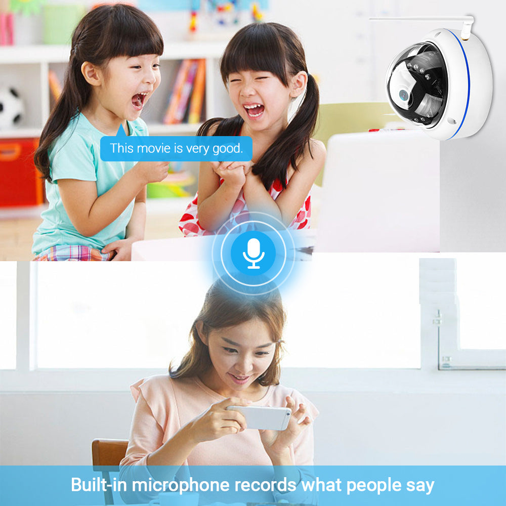 Carte réseau Wi-Fi Surveillance 5Mp Home Wireless Ap Hotspot Mobile Phone Monitoring