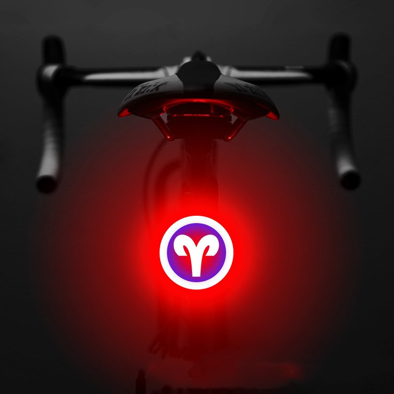 Vélo Intelligent Capteur de Frein Auto Light Imperméable LED Rechargeable Vélo Tail Light