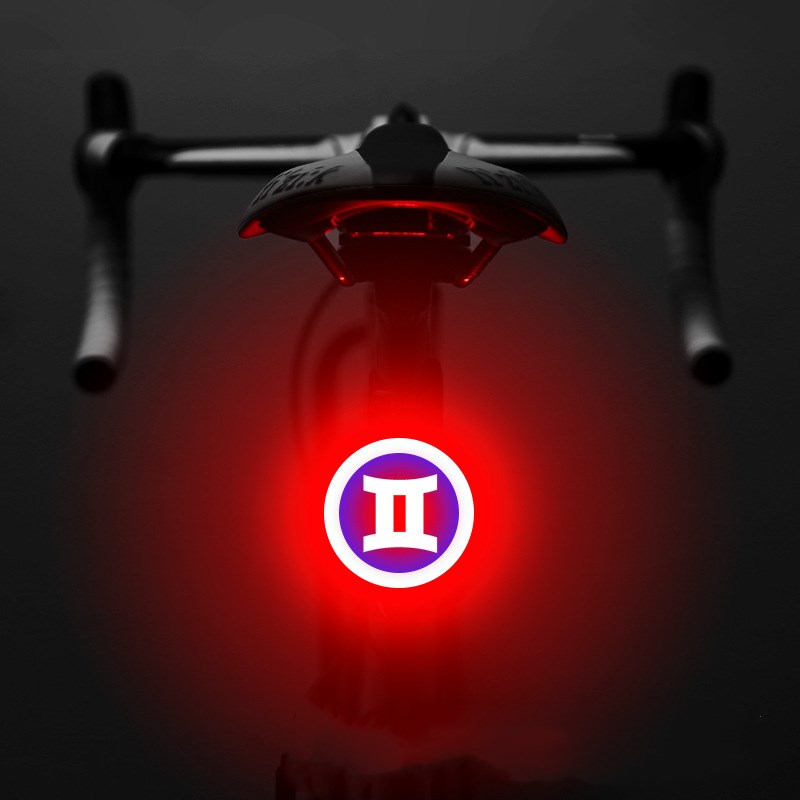 Vélo Intelligent Capteur de Frein Auto Light Imperméable LED Rechargeable Vélo Tail Light