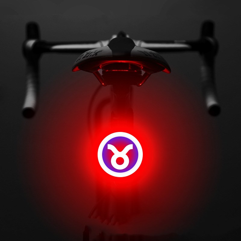 Vélo Intelligent Capteur de Frein Auto Light Imperméable LED Rechargeable Vélo Tail Light