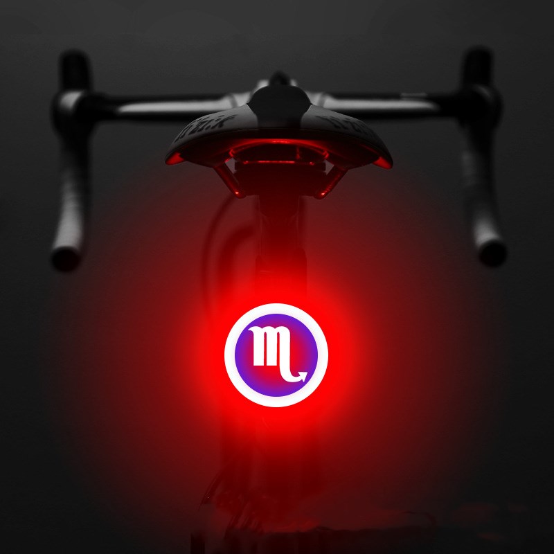 Vélo Intelligent Capteur de Frein Auto Light Imperméable LED Rechargeable Vélo Tail Light