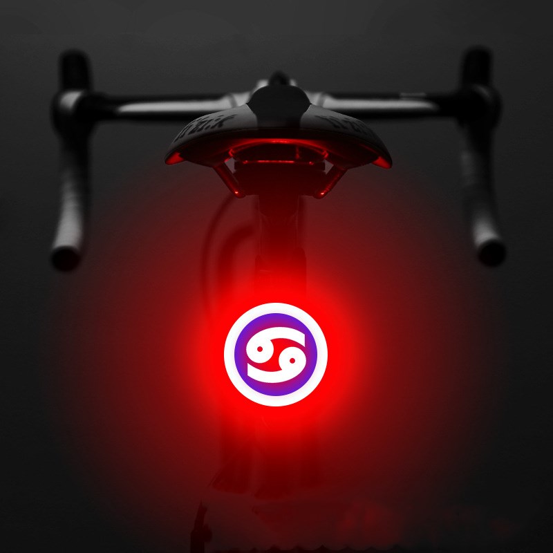 Vélo Intelligent Capteur de Frein Auto Light Imperméable LED Rechargeable Vélo Tail Light