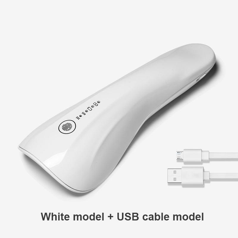 5W Portable Lampe à ongles Séchoir à ongles Uv Lampe LED à main Micro Usb chargent les ongles à séchage rapide