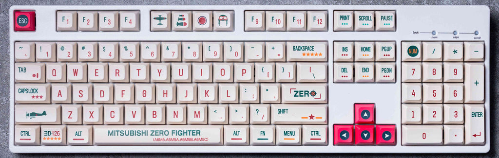 Creative petit ensemble complet de PBT Hot-lift Keycaps