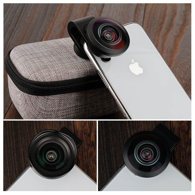 Ulanzi Wide-Angle Mobile Téléphone Lens Slr Caméra externe HK 4D Fisheye Lens