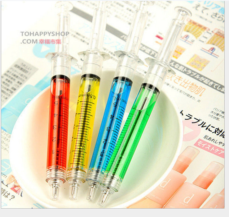 Syringe Syringe Publicité Syringe stylo à bille