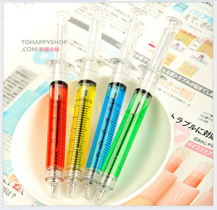 Syringe Syringe Publicité Syringe stylo à bille