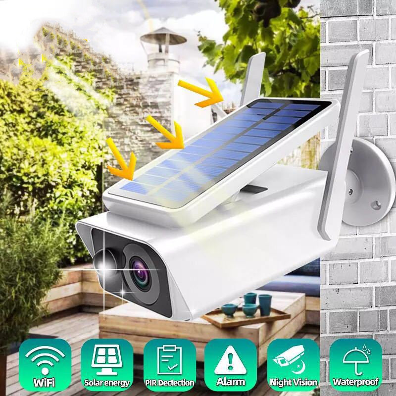 Caméra de batterie rechargeable solaire Wifi sans fil