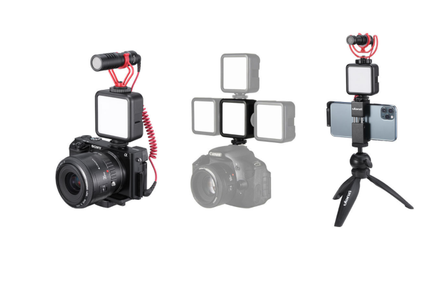 Mini lumière de photographie LED avec batterie au lithium intégré