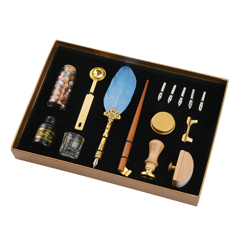 Set de Stylo Stylo Stylo à laque rétro à plumes trempées