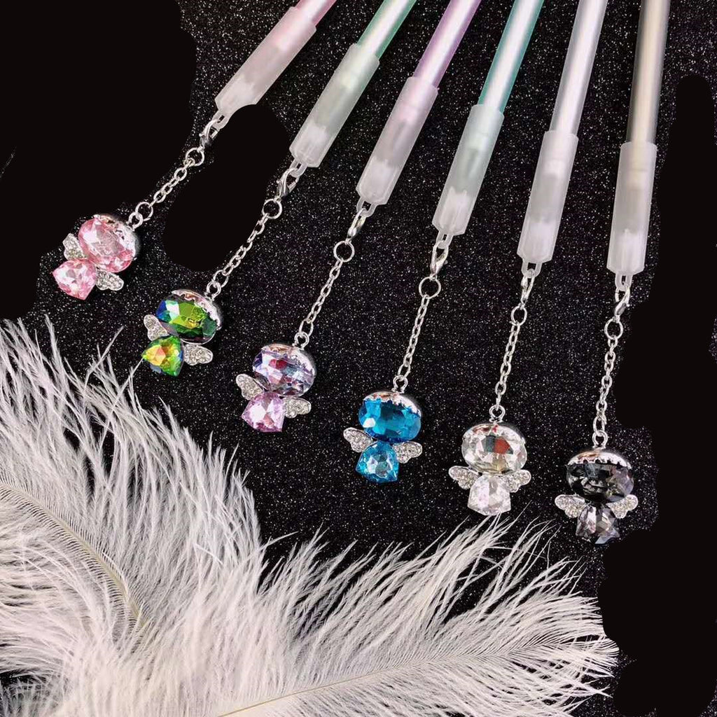 Stylo Gel Pendentif d'eau fille de petit ange