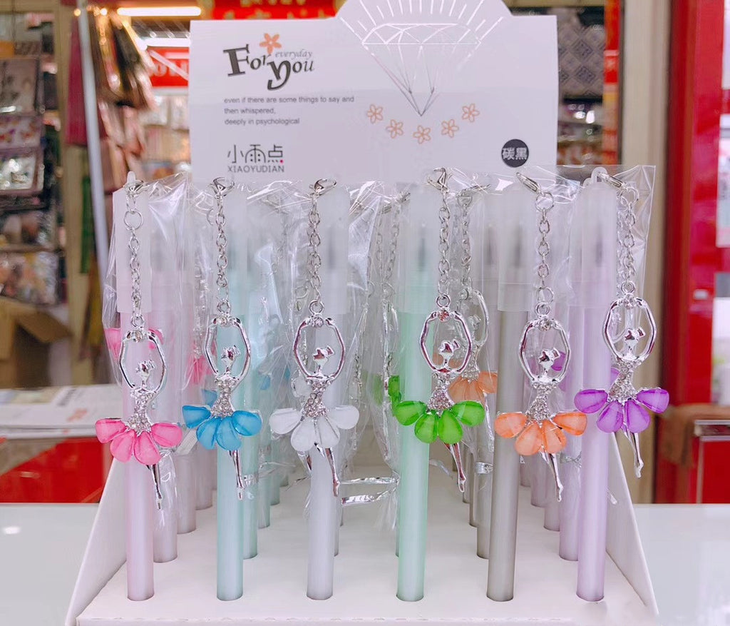 Stylo Gel Pendentif d'eau fille de petit ange