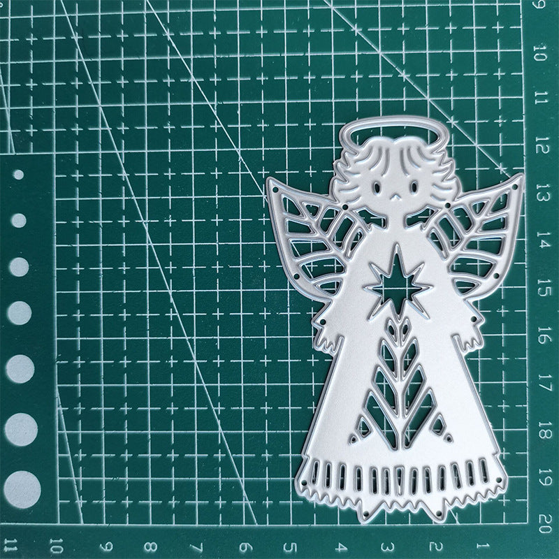 Angel Knife Mold Embossage Carte de salutation faisant la décoration