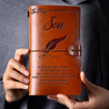 Livre de notes d'affaires en cuir