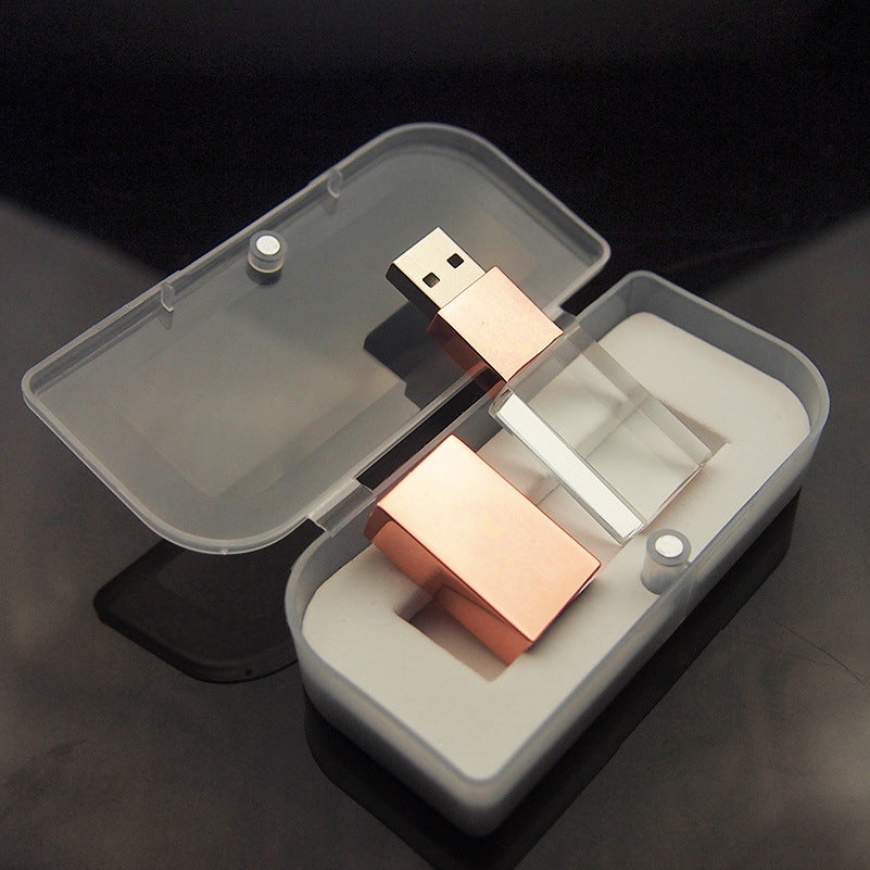Clé USB cristal